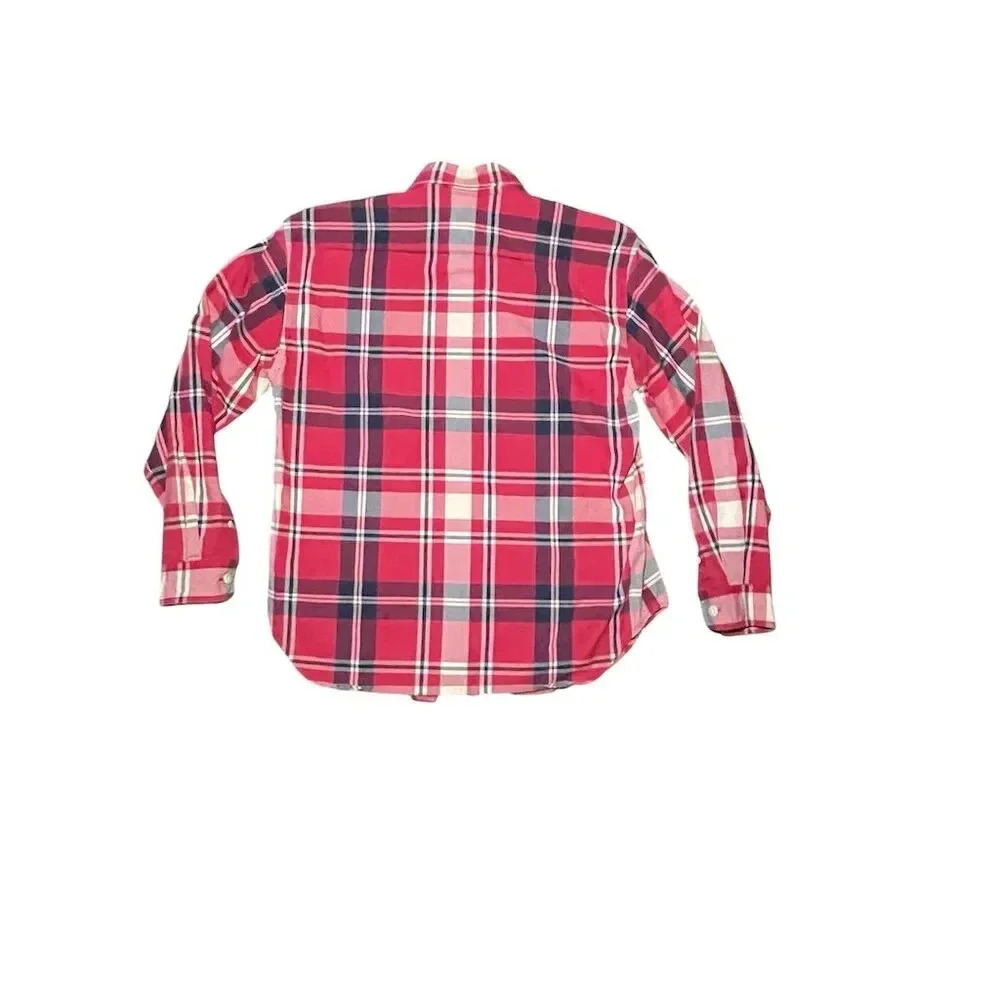 Lauren Ralph Lauren Women's Plaid Button-Up Shirt Small Petites Multicolor - Picture 5 of 7